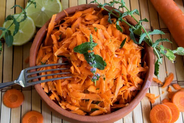 قیمت خرید هویج رنده شده رژیمی عمده به صرفه و ارزان